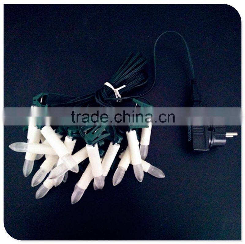 20 LED warm white christmas tree candle lights