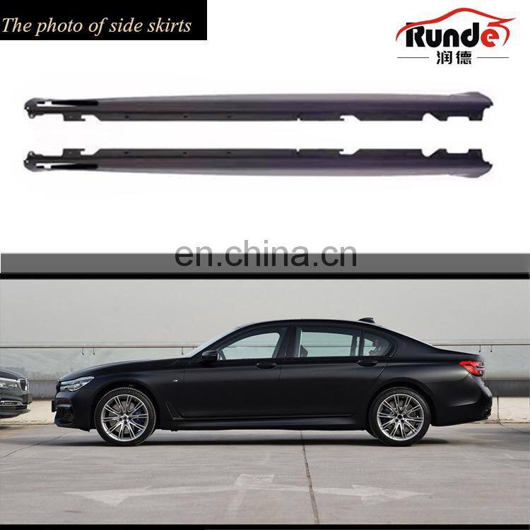 Runde Modified 760M Style PP Material Body Kit For 2016-In BMW 7 Series G11 G12 Front Bumper Rear Bumper Side Skirt Exhaust