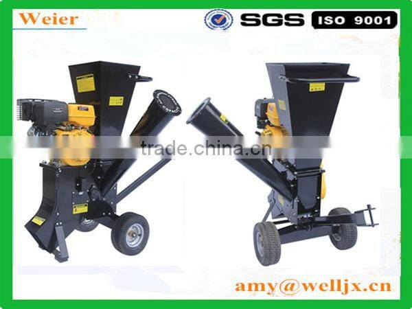 Automatic mobile garden wood shredding machine