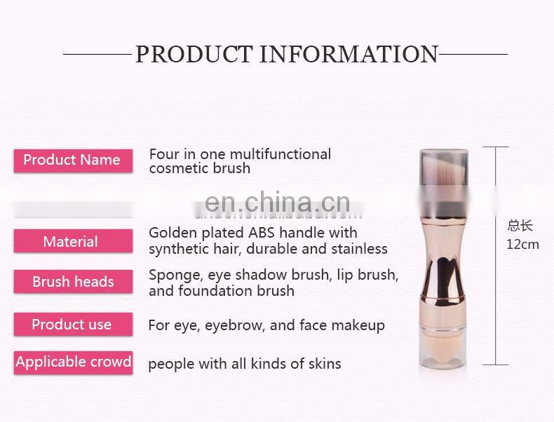 Hot sale Mini 4 in 1 Makeup Brush cleaner Set Luxury Multi Functional Make up Brush set