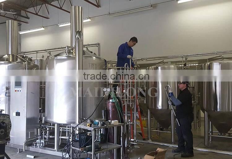 Stainless steel round open no cone German brewing fermenter