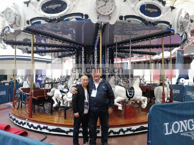 commercial carousel horse amusement park carousel rides hot on sale