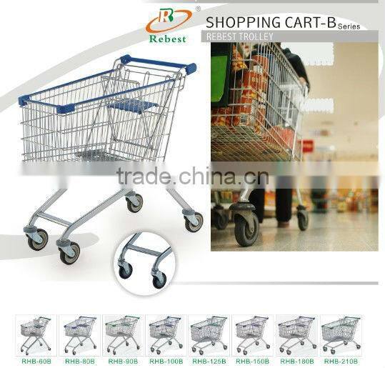 unfolding supermarket personal shopping cart(RHB-100B)
