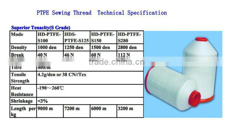 100% PTFE Industry Sewing Thread