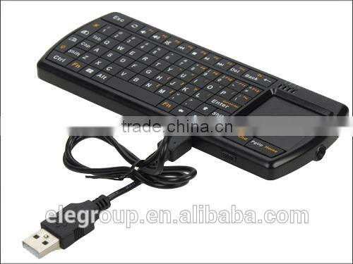 Palm-sized mini bluetooth keyboard with touchpad/flashlight/Backlit keys for ipad/iphone/laptop