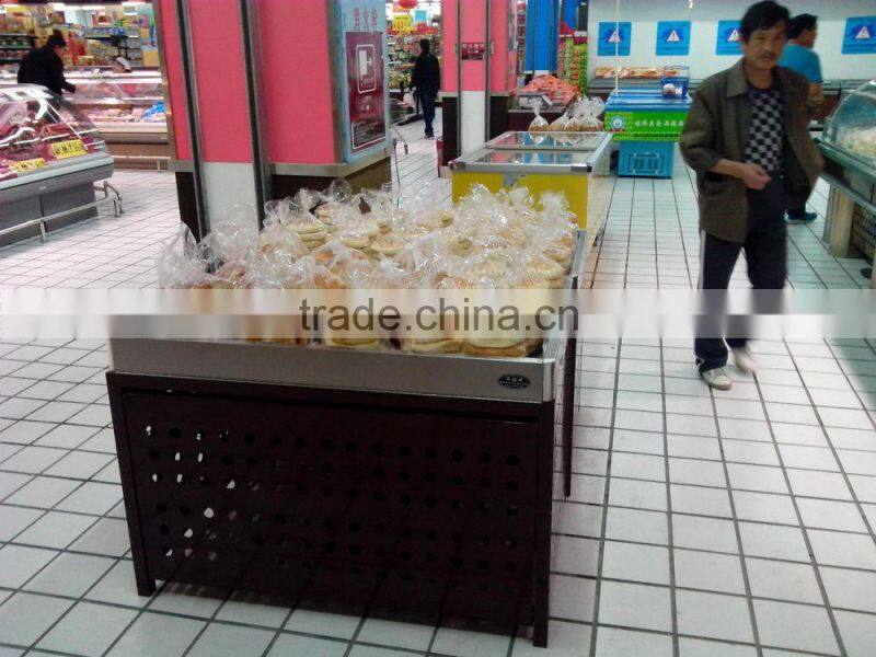 APEX custom make supermarket bread display table/table for bakery or cake OEM ODM