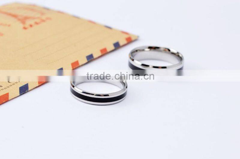 New design couple rings 316l stainless steel jewelry wedding rings