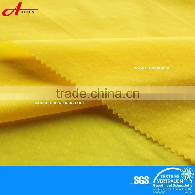 Solid Color Woven Light Weight Small Check Pattern Nylon Stretch Fabric