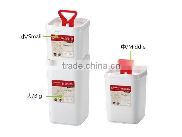 D556 round milk canister canister set plastic storage tank