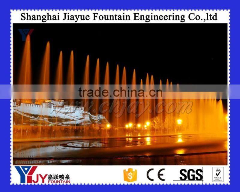 Project large scale music dancing floor fountain in big square