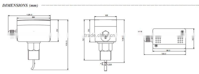 water proof liquid flow switch