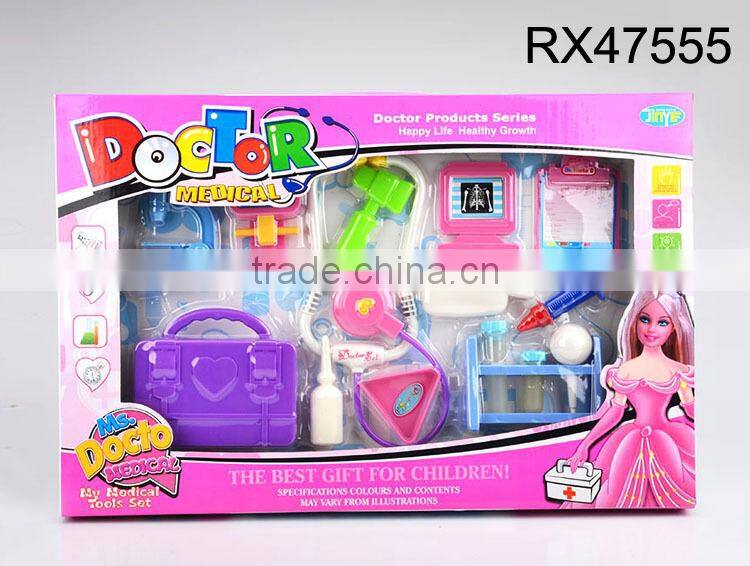 Funny kids doctor set play house toy medical kit toy
