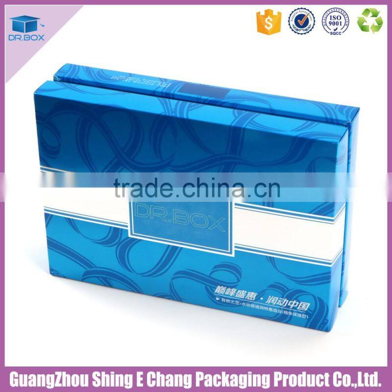 2016 newly design cardboard empty cosmetic cream box