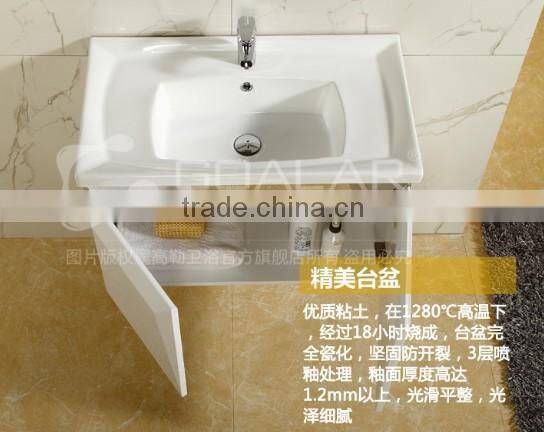 GV-04 32 inch floor mounted classic wooden hotel bathroom vanity