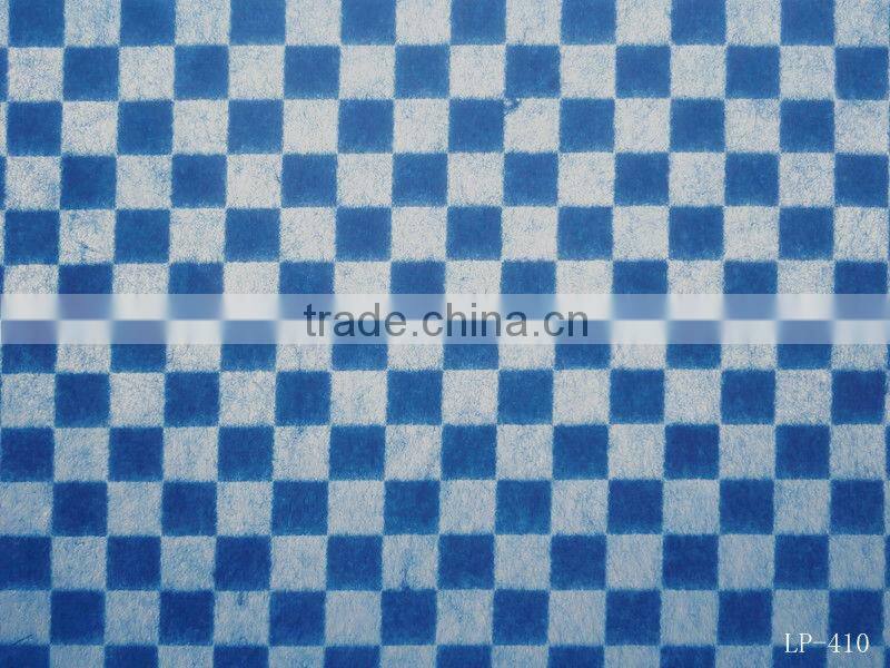 water-fall tissue paper for flower wrapping/plaid pattern