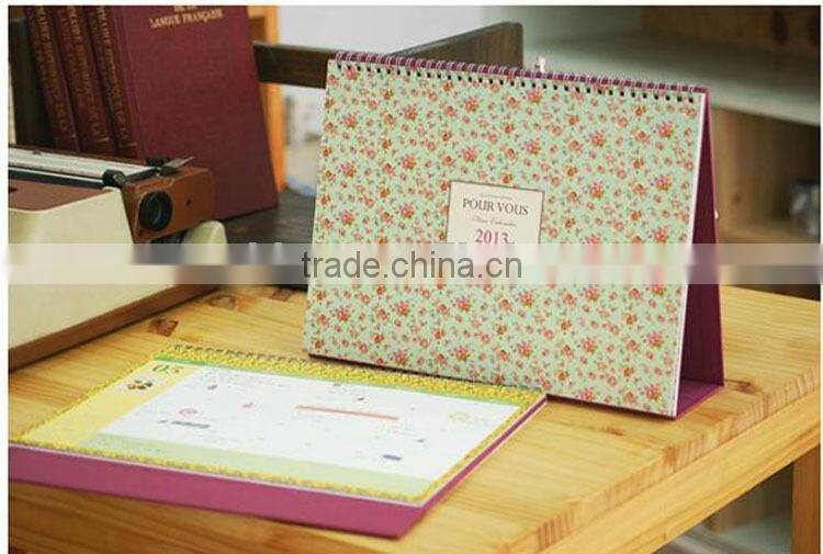 custom 2016 calendar with customer's logo desk calendar for promotion