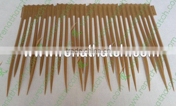 aluminum thatch, aluminum straw