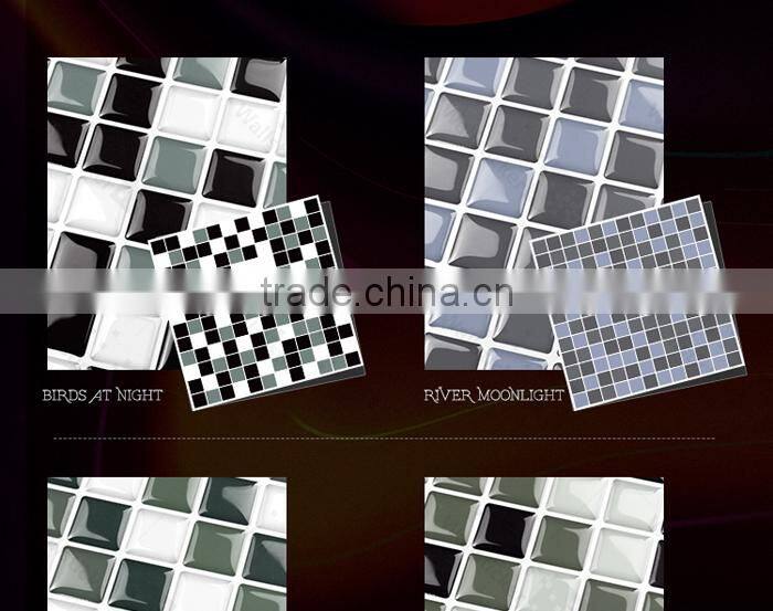 Hot sale offest printing process eco-friendly kitchen tile sticker