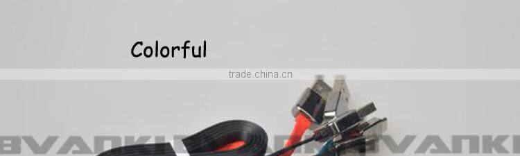 2016 New Technology USB Sync Data Charger Cable,Tablet Android 1M 2M 3M Flat Micro USB Cable,Flat Noodle Data USB Charger Cable