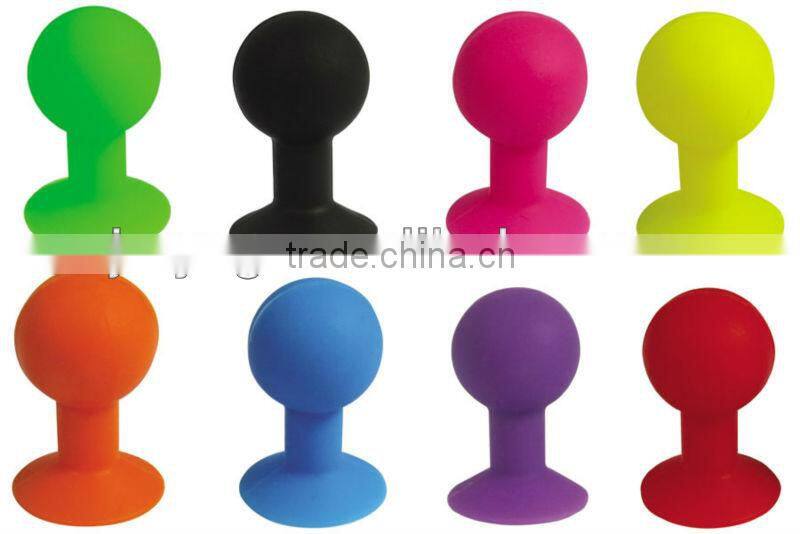 High quality silicone phone sucker stander/sucker stander for iphone/phones holders