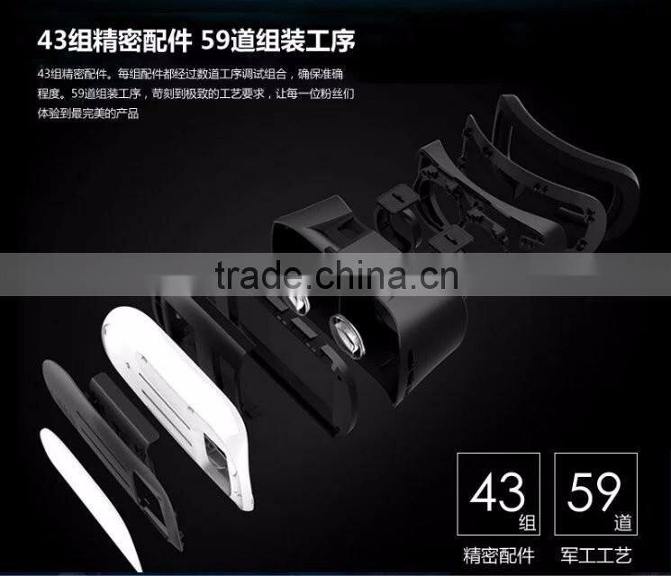 Top Sale VR BOX Version 3D Glasses Virtual Reality 3D VR Glasses For 3.5 - 6.0 inch Smartphone For iPhone 6/6s TB-0165