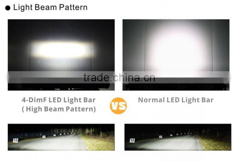 HLE New arrival new design IP68 18w 4 inch led light bar on truck roof