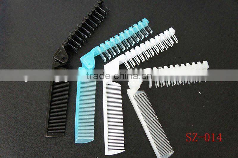 light blue Disposable Foldable Comb For Hotel/SZ014