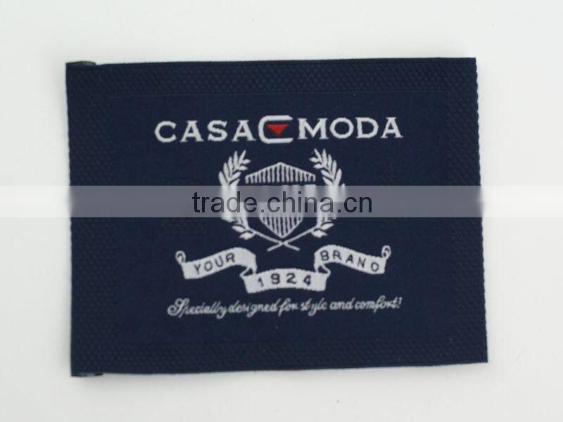 Custom clothing label, woven clothing label, brand name label for clothing
