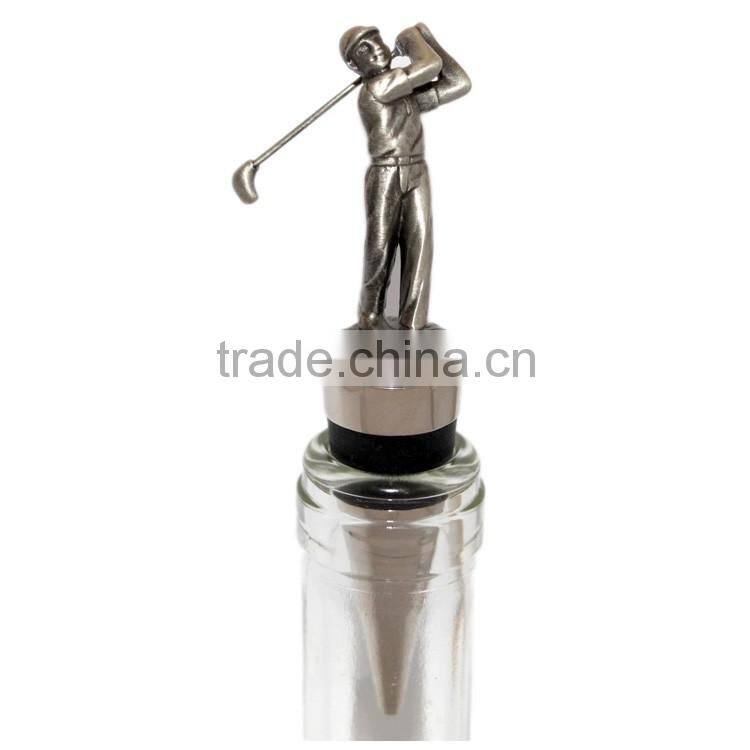 Hot selling golf sports wine stopper