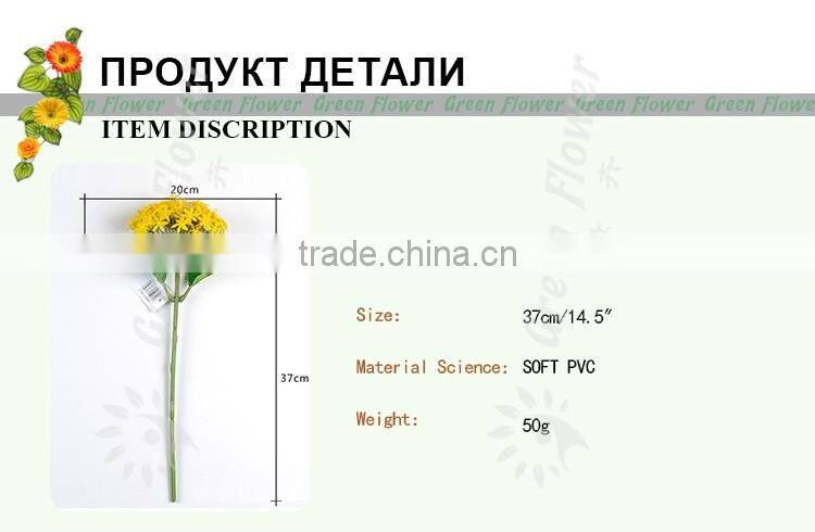 greenflower 2016 Real Touch Latex PVC Plastic flower artificial flowers for Wedding decrations flowers