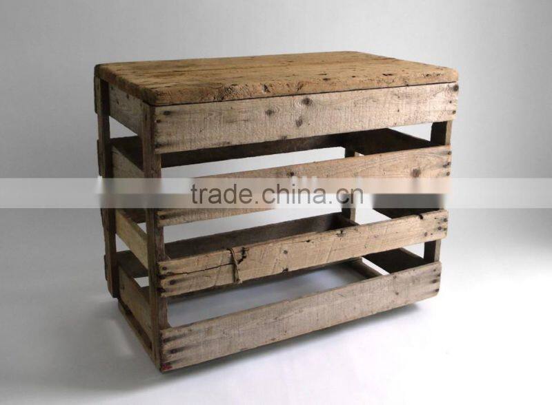 Hot sell wood garden storage box in factory price