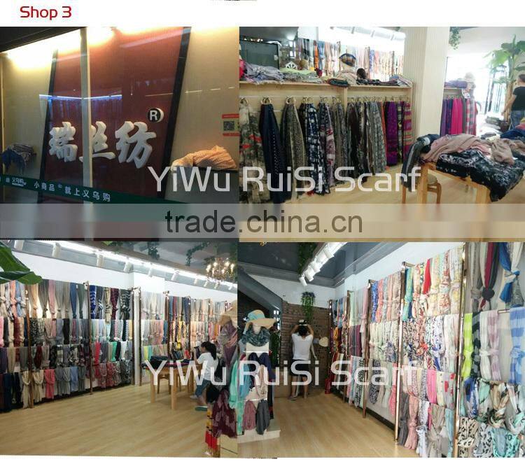 hot selling spring and autumn monochrome 100 cotton scarf