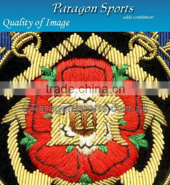 White Star Line Badge Titanic Officer Handmade Bullion Wire Cap Badge