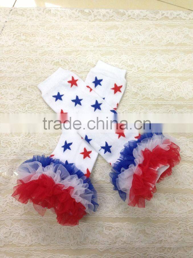 No MOQ! cotton chevron baby sock ruffle, baby leggings, baby leg warmers wholesale