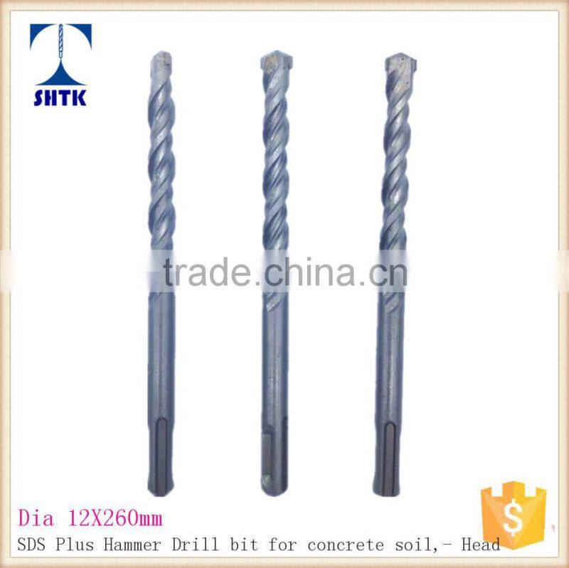 High quality of SDS hammer Drill Bit for Concrete, Drill Bit, Dia 12X260mm