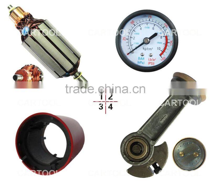 12V pressure pre-setting auto stop digital car tyre inflator air compressor