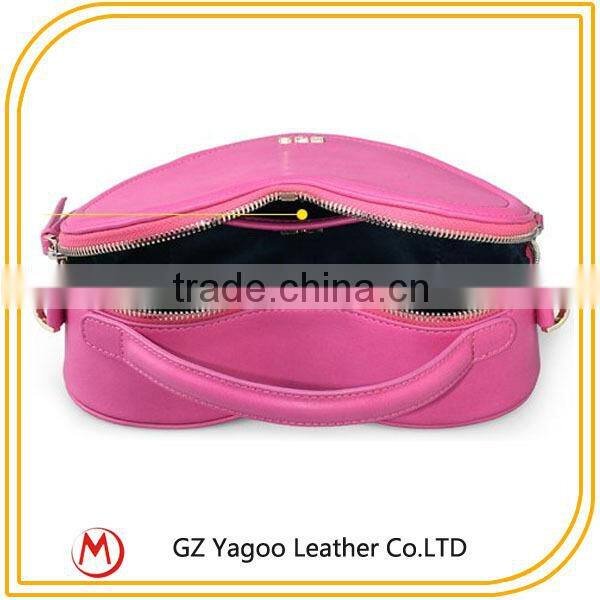 Heart Shaped PU Material Evening Bag for party