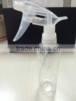 Unique white colored plastic bottles with trigger sprayers