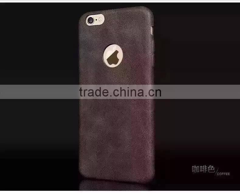 GENUINE ORIGINAL PU LEATHER With LOGO HOLE Case Cover For IPHONE 6 6S 6PLUS