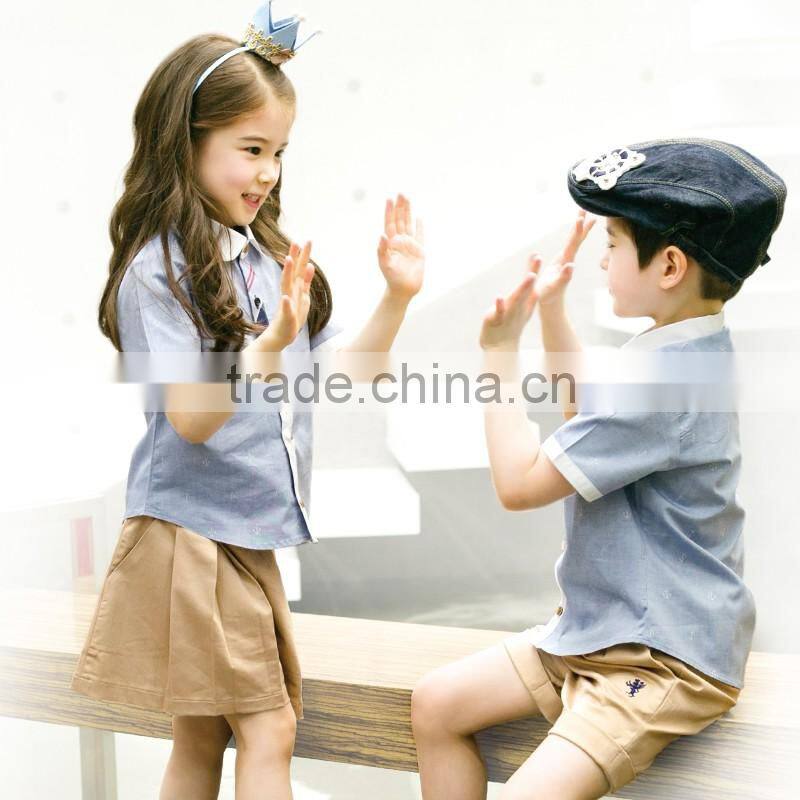 Pastoral, bmi, stripes, princess, lovely summer elementary school kindergarten suit of preppy