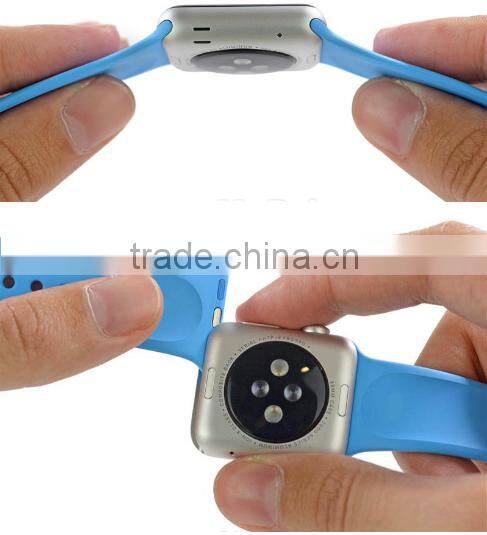 For Apple Watch,Silicone Band For Apple Watch,For Apple Watch Band With Connector Adapter