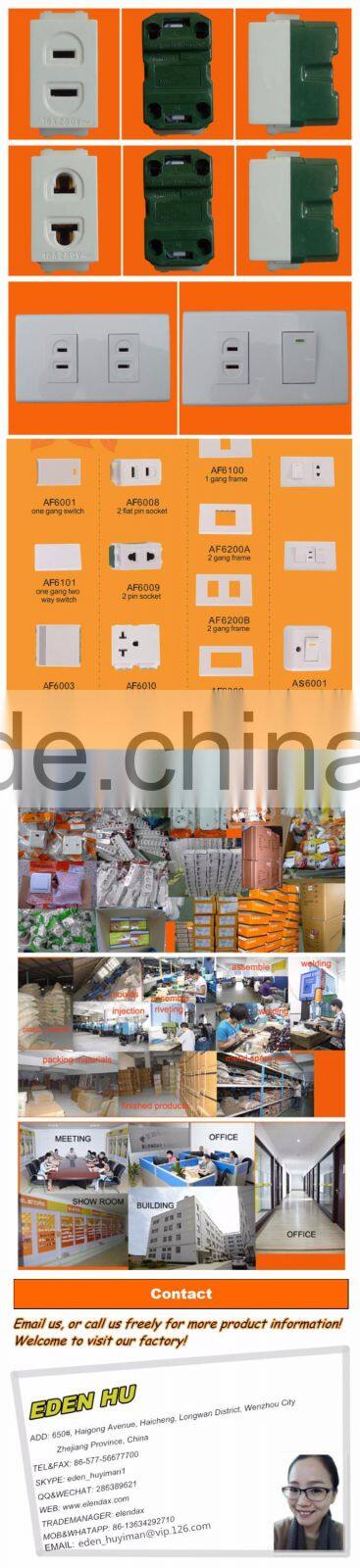 Philippine electrical PC copper module wall socket