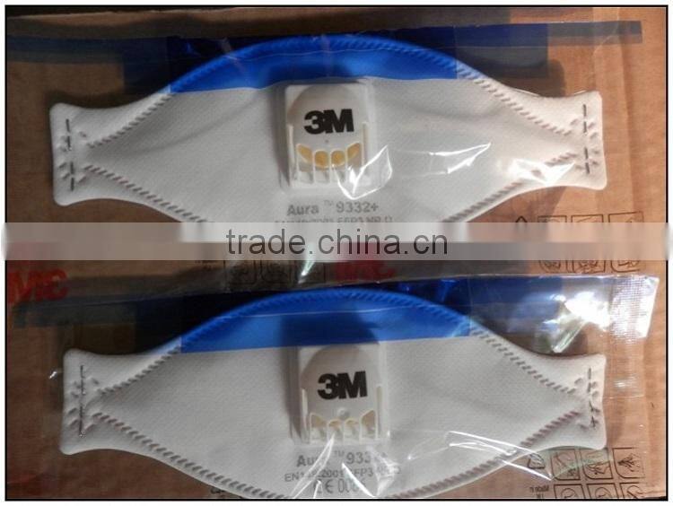 3M 9332+ non woven disposable face mask industrial nose mask