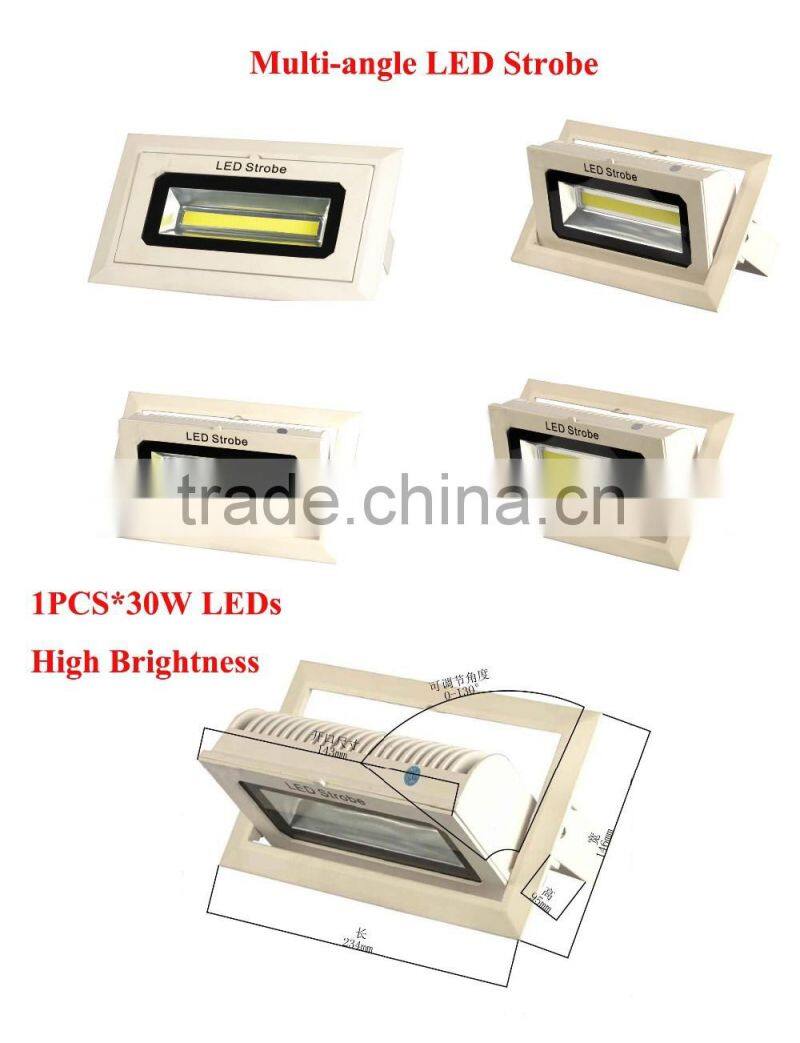 2016 Guangzhou hot sale 30W Adjustable Multi-angle Highpower led flash strobe
