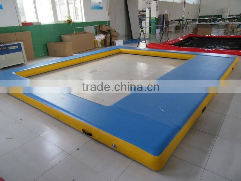 5m long best quality inflatable rectandgular swimming pool