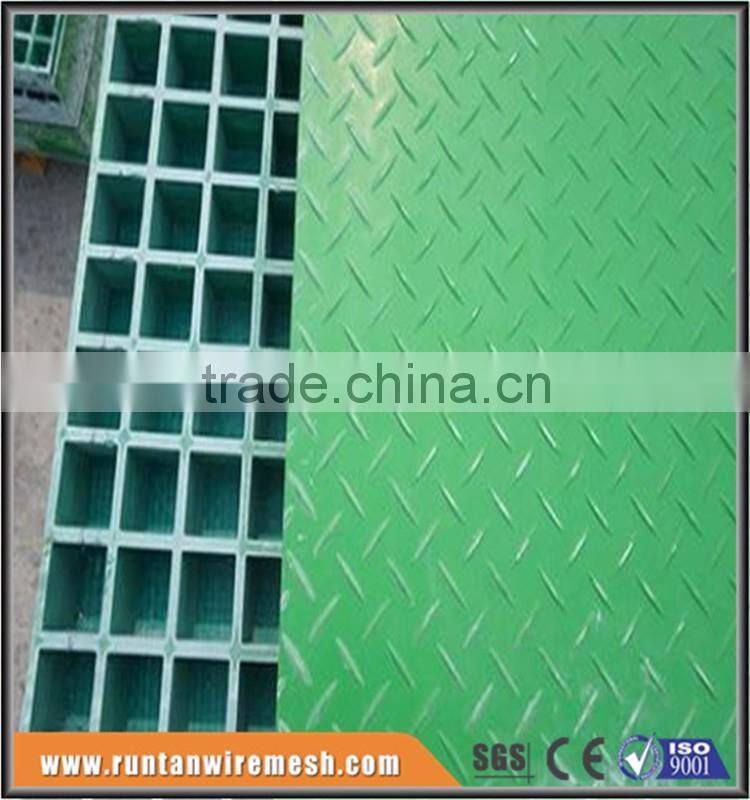 Small Density Corrosion resistant and fire resistant FRP molded grating,fiberglass pultruded profiles,GRP grating ( ISO9001)