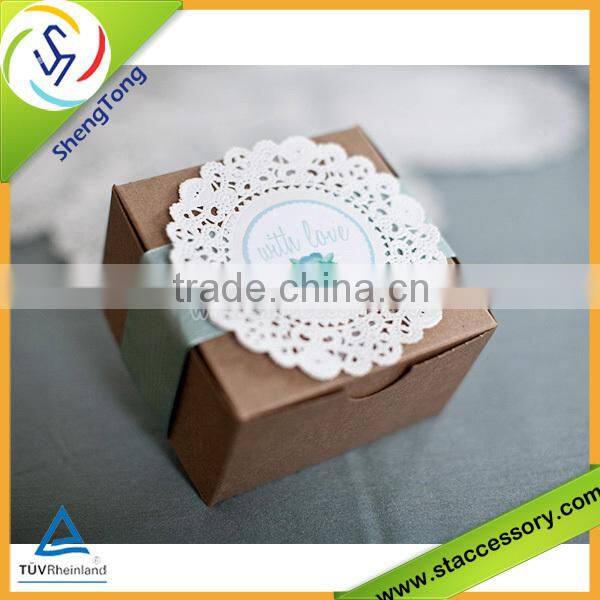 new design high quality recycled kraft paper box