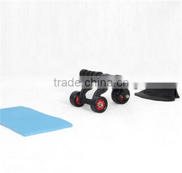 Smooth Three ab slimmer With ab Mat Fitness Exerciser Abdomonal Abs Wheels