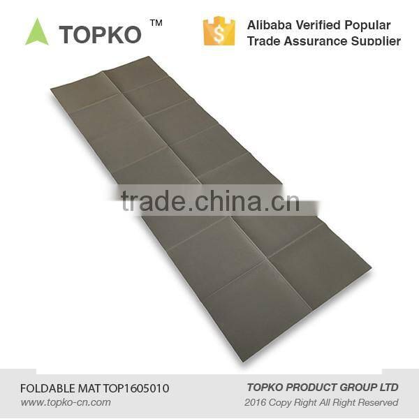 TOPKO new design Foldable Yoga Mat high quality PVC Yoga Mat with bag