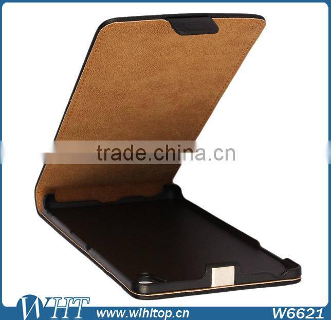 Fancy Cell Phone Case Magnetic PU Leather Vertical Flip Case for Sony Xperia Z4